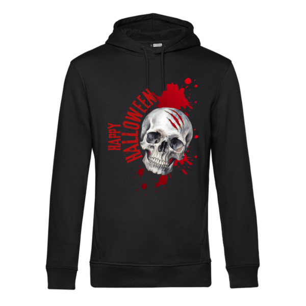 Polerón calavera de Halloween B&C Inspire HOODED UNISEX