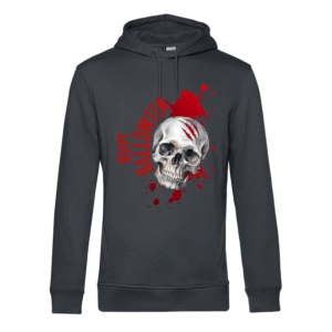 Polerón calavera de Halloween B&C Inspire HOODED UNISEX