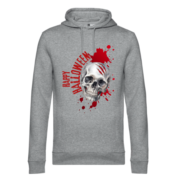 Polerón calavera de Halloween B&C Inspire HOODED UNISEX