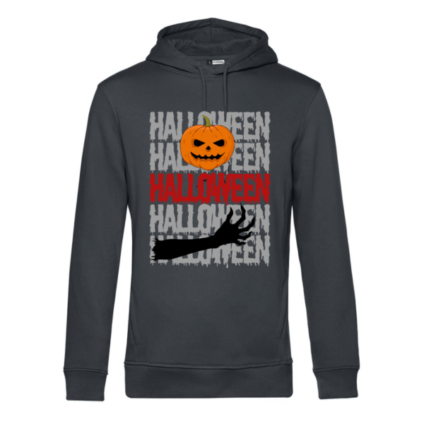 B&C Inspire HOODED UNISEX Halloween calabaza