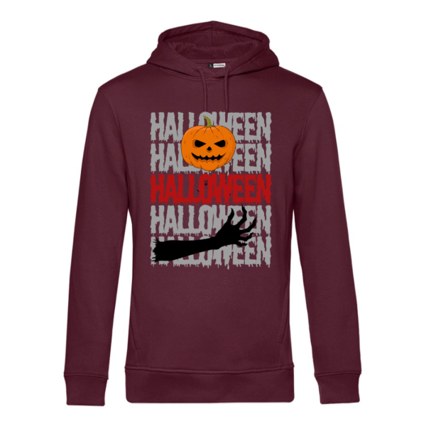 B&C Inspire HOODED UNISEX Halloween calabaza