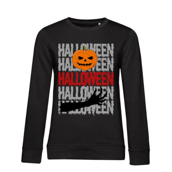 Poleron Halloween calabaza B&C Inspire Crew Neck Women