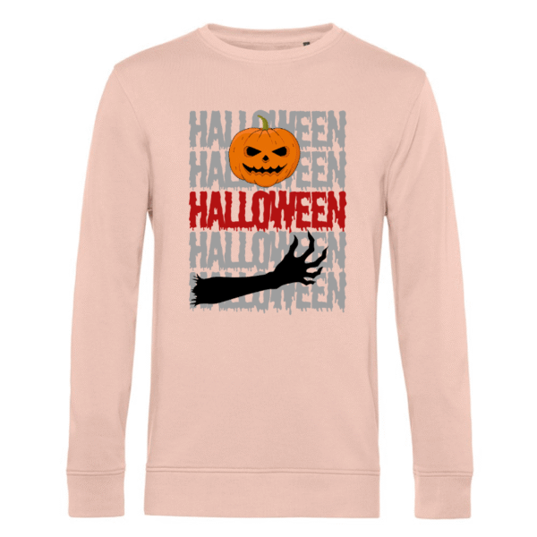 Poleron Halloween Calabaza B&C Inspire Crew Neck Unisex