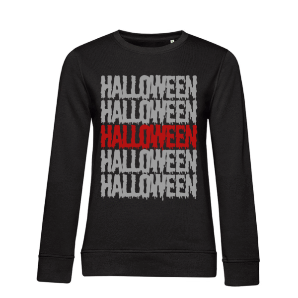 Polerón Letras Halloween B&C Inspire Crew Neck Women