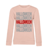 Polerón Letras Halloween B&C Inspire Crew Neck Women