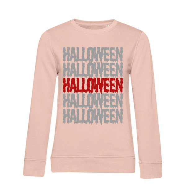 Polerón Letras Halloween B&C Inspire Crew Neck Women