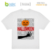 Polera  Halloween Calabaza B&C #E220 Oversized premium  100 % Algodón 220 g/m²