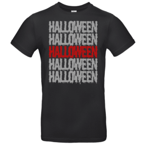 Polera B&C niño Letras Halloween