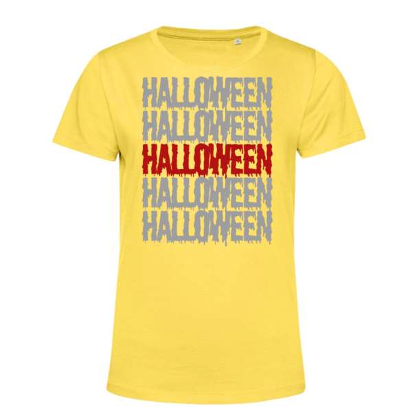 Polera Letras Halloween Dama