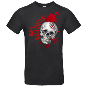 Polera Halloween calavera B&C niño