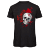 Polera para Halloween con calavera B&C INSPIRE T unisex