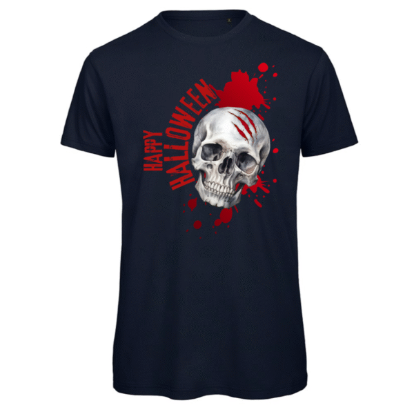 Polera para Halloween con calavera B&C INSPIRE T unisex