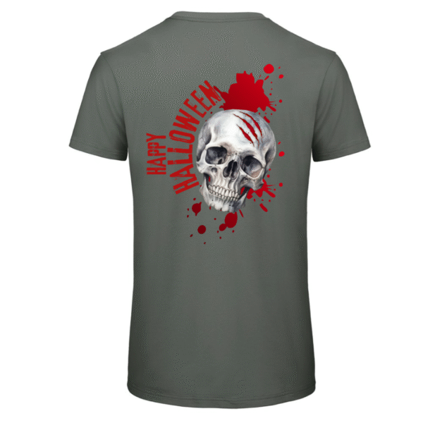 Polera para Halloween con calavera B&C INSPIRE T unisex